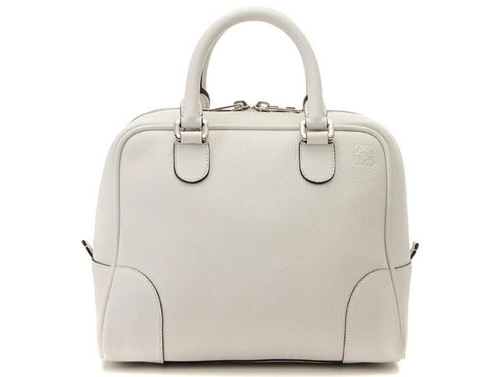 Loewe Amazona handbag leather white